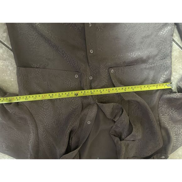 Alexandra Saks 5th 10 Vintage Satin Blouse Top - Picture 5 of 5